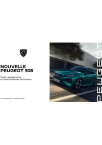 Prospectus Peugeot Consession Groupement Commercial Automobi : Peugeot NOUVELLE 308