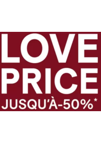 Prospectus Etam Lingerie VOIRON : LOVE PRICE Jusqu'à -50%