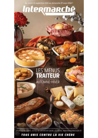 Prospectus Intermarché Super Aulnoye-Aymeries : CATALOGUE TRAITEUR AUTOMNE HIVER