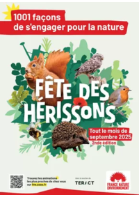 Prospectus Delbard Ecommoy : Fête des Hérissons : 1001 manières de s'engager pour la nature