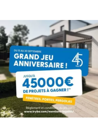 Prospectus Tryba CAEN : GRAND JEU ANNIVERSAIRE!