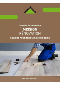 Prospectus Leroy Merlin Haguenau : MISSION RÉNOVATION