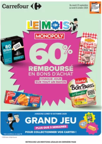 Prospectus Carrefour Drive SENS : LE MOIS MONOPOLY !