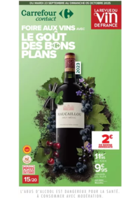 Prospectus Carrefour Drive SENS : FOIRE AUX VINS AUTOMNE