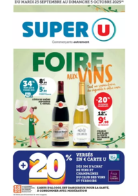 Prospectus Super U MONTLUEL : Foire aux Vins d'Automne