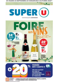 Prospectus Super U CASTRES : Foire aux Vins d'Automne