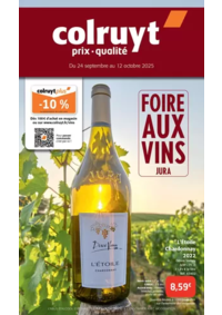 Prospectus Colruyt COUSANCE : FOIRE AUX VINS JURA