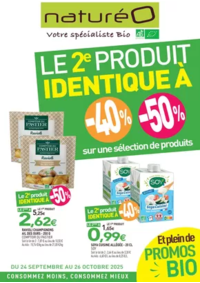 Prospectus NaturéO Angers : LE 2º PRODUIT IDENTIQUE A -40% -50% sur une sélection de produits