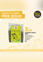Saveurs vraies PRIX DOUX - Biomonde