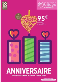 Prospectus Le Manège à Bijoux E.Leclerc ALES : ANNIVERSAIRE