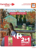 Prospectus Carrefour Market : PREPAREZ L'AUTOMNE - JARDIN ET BRICOLAGE