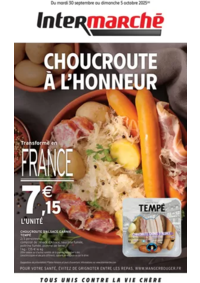 Prospectus Intermarché Super Auxonne : S40 - R5 - CHOUCROUTE