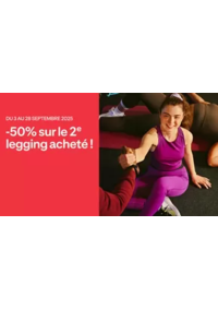 Prospectus DECATHLON Saint Maximin : 1 legging acheté le 2ème à -50%
