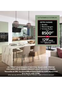 Prospectus Cuisine plus Grenoble - Saint Egrevre : Financez votre cuisine à un taux préférentiel de 4,90%* TAEG fixe grâce à notre partenaire privilégi