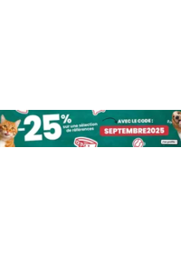 Prospectus Animalis Groslay : -25 % sur une sélection de références