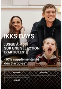 Prospectus IKKS Femmes ARMENTIERES : IKKS days jusqu'à -40 %