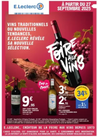 Prospectus E.Leclerc SALON DE PROVENCE : FOIRE AUX VINS - MIXTE