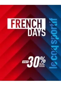 Prospectus Le Coq Sportif MARSEILLE : French days