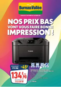 Prospectus Bureau Vallée - Coudekerque-Branche : NOS PRIX BAS VONT VOUS FAIRE BONNE IMPRESSION !