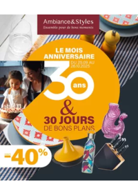 Prospectus Ambiance & styles  GAP 45c rue Carnot : Le mois anniversaire