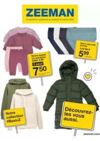 Prospectus Zeeman Villetaneuse CC Bienvenu : Dans nos magasins, nous voyons de nombreux clients revenir encore et toujours pour nos produits.