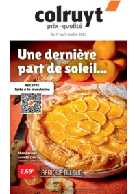 Prospectus Colruyt DAMPIERRE : Une dernière part de soleil