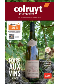 Prospectus Colruyt CORNIMONT : FOIRE AUX VINS ALSACE