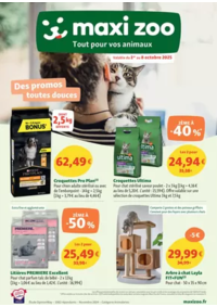 Prospectus Maxi zoo Aubergenville : Maxi Zoo, des promos toutes douces