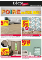 Prospectus Décor Discount : FOIRE AUX PRIX BAS !