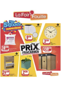 Prospectus La Foir'Fouille GEISPOLSHEIM : PRIX Francassés
