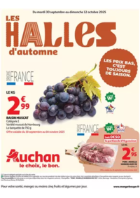 Prospectus Auchan GRANDE SYNTHE : LES HALLES d'automne