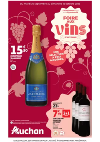 Prospectus Auchan FONTENAY SOUS BOIS : Foire aux Vins d'Automne