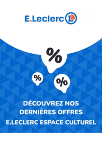 Prospectus Espace culturel E.Leclerc CLICHY : Offres E.Leclerc Espace Culturel