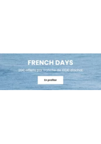Prospectus Roxy Avignon : French days 20€ offerts par tranche de 100€ d'achat