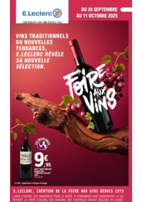Prospectus E.Leclerc BIARS SUR CERE : FOIRE AUX VINS - MIXTE