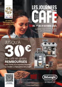 Prospectus Copra BRUNOY : DELONGHI VOUS REMBOURSE JUSQU'A 30€ de café en grains