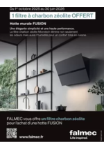 Promos et remises  : Falcon vous offre 1 filtre à charbon zéolite