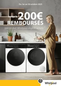 Prospectus Copra ONNAING : WHIRLPOOL vous rembourse jusqu'à 200€