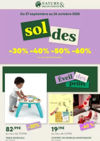 Prospectus Nature & Découvertes CERGY-PONTOISE : Soldes