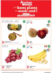 Prospectus Auchan Supermarché Launaguet : Les bons plans du week-end dans votre super !