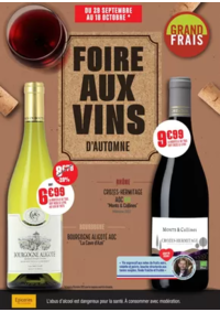 Prospectus Grand Frais Villeneuve d'Ascq : Foire aux vins Automne 2025