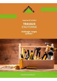 Prospectus Leroy Merlin Thoiry : TRAVAUX D'AUTOMNE