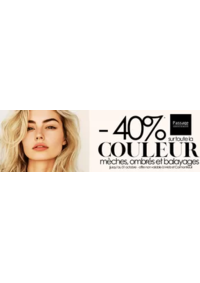 Prospectus Passage Bleu ALES : -40% sur toute la COULEUR mèches, ombrés et balayages