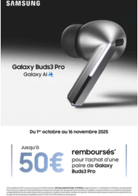 Prospectus LDLC Valence : Jusqu'à 50€ remboursés avec Samsung