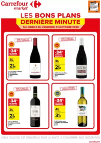 Prospectus Carrefour Drive LES ABRETS : LES BONS PLANS VINS A SAISIR DANS VOTRE MARKET