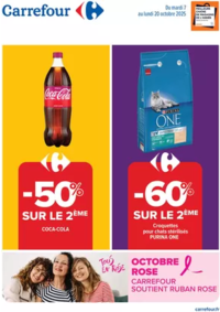 Prospectus Carrefour Express Nancy 19 rue de Mon Désert : CARREFOUR SOUTIENT RUBAN ROSE