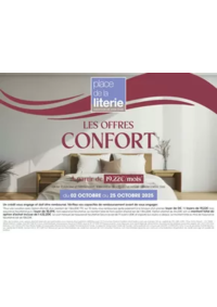 Prospectus Place de la literie EZANVILLE : Les offres confort