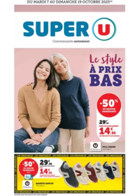 Prospectus Super U L'ARBRESLE : Mode à prix bas !