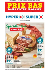 Prospectus Super U COLOMBE : Opération Italie / Spiritueux