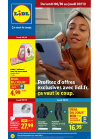 Prospectus Lidl MONTPELLIER : Profitez d'offres exclusives avec lidl.fr, ça vaut le coup.